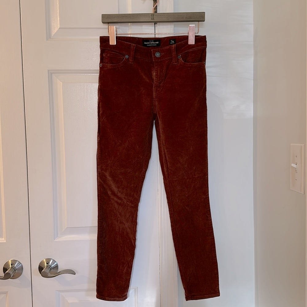 Lucky Brand Ava Skinny Corduroy Pants